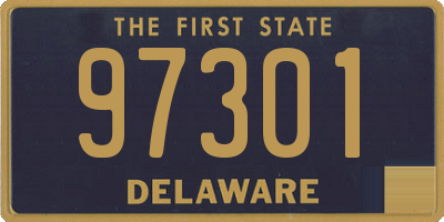 DE license plate 97301