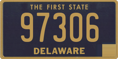 DE license plate 97306