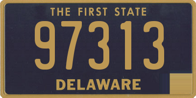 DE license plate 97313