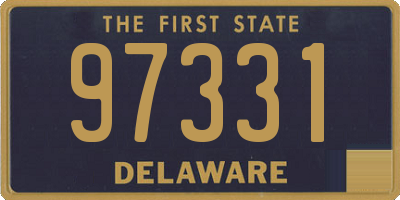 DE license plate 97331