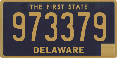 DE license plate 973379