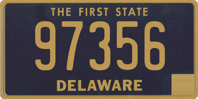 DE license plate 97356