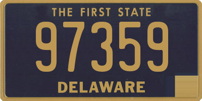 DE license plate 97359