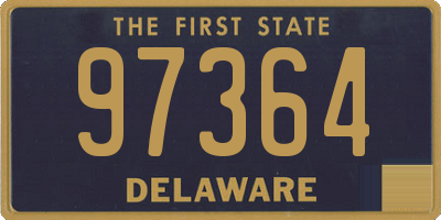 DE license plate 97364