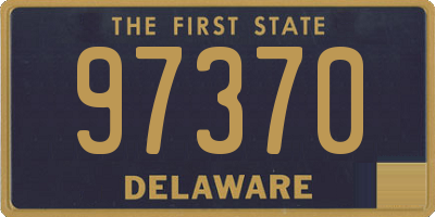 DE license plate 97370