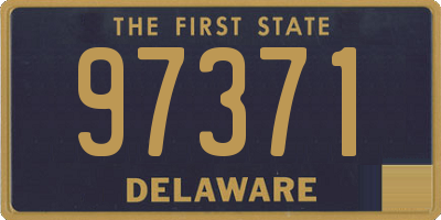 DE license plate 97371
