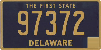 DE license plate 97372