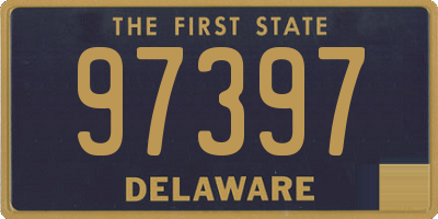 DE license plate 97397