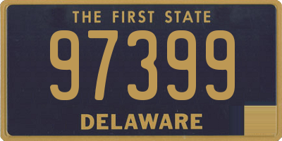 DE license plate 97399