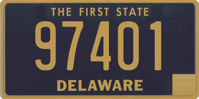 DE license plate 97401