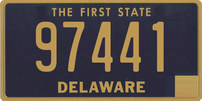 DE license plate 97441