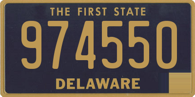 DE license plate 974550