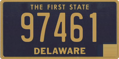 DE license plate 97461