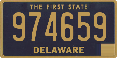 DE license plate 974659