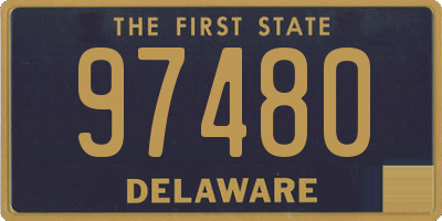 DE license plate 97480