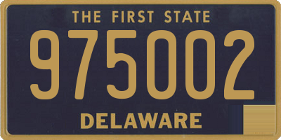 DE license plate 975002