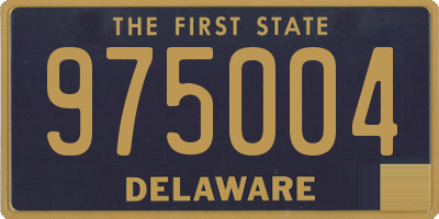 DE license plate 975004