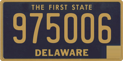 DE license plate 975006