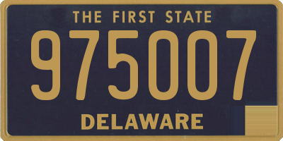 DE license plate 975007