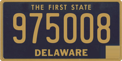 DE license plate 975008