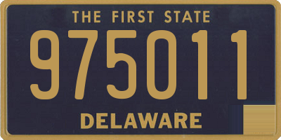 DE license plate 975011