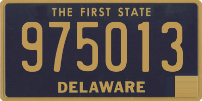 DE license plate 975013