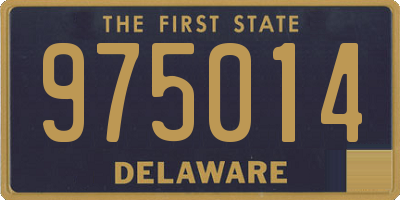 DE license plate 975014