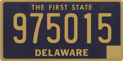 DE license plate 975015