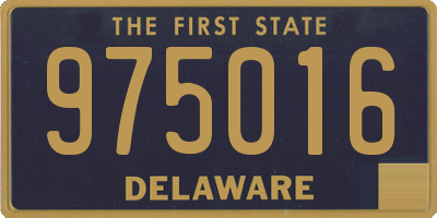 DE license plate 975016