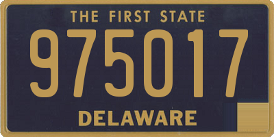 DE license plate 975017