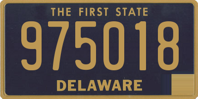 DE license plate 975018