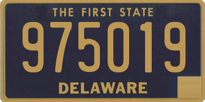 DE license plate 975019