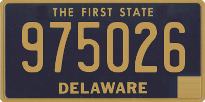 DE license plate 975026