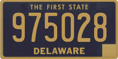 DE license plate 975028