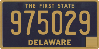 DE license plate 975029