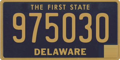 DE license plate 975030