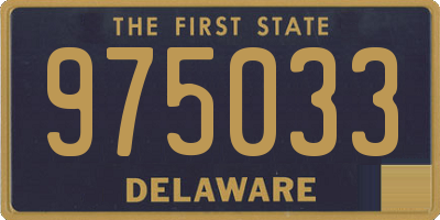 DE license plate 975033