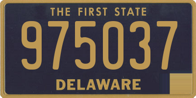 DE license plate 975037