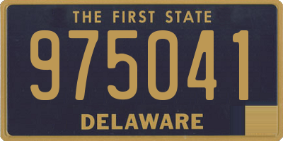 DE license plate 975041