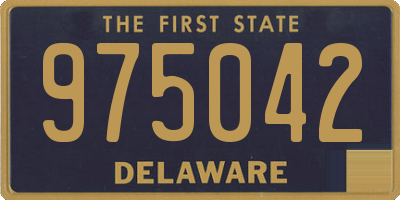 DE license plate 975042