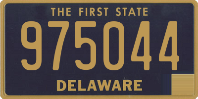 DE license plate 975044