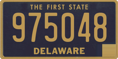 DE license plate 975048