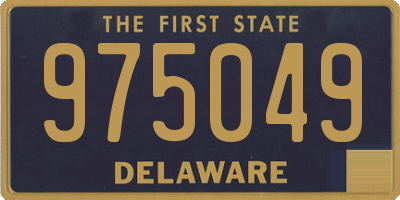 DE license plate 975049