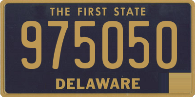 DE license plate 975050