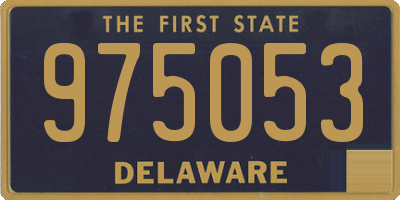 DE license plate 975053