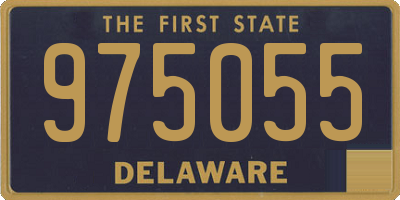 DE license plate 975055