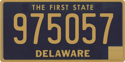 DE license plate 975057