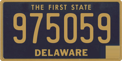 DE license plate 975059