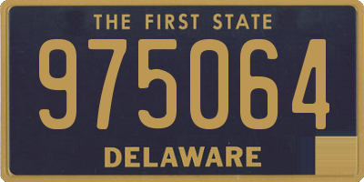 DE license plate 975064