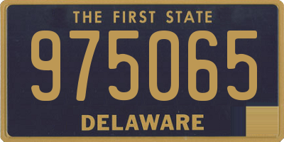 DE license plate 975065